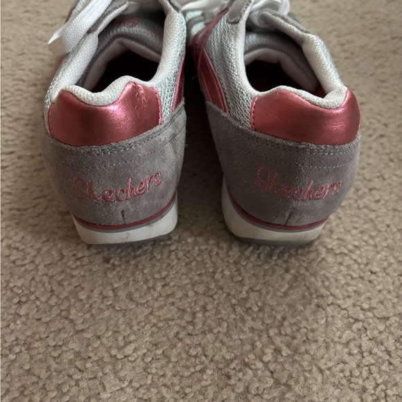 Skechers Women’s Sneakers Grey/Pink - Picture 2 of 5